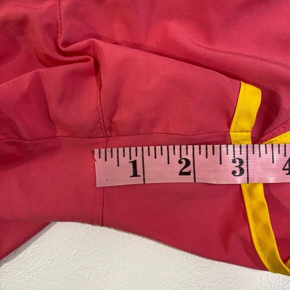 Nike FitDry Tempo Running Shorts Women’s Medium Red Yellow Trim Activewear - Picture 5 of 9